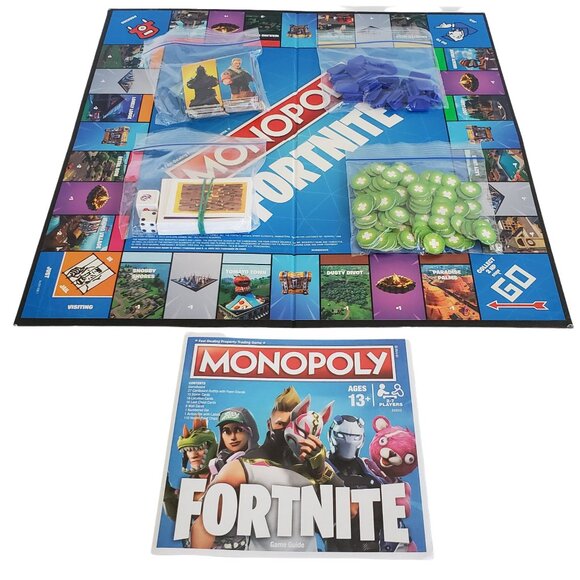 Fortnite Edition MONOPOLY Board Game Original 2018 Ages 13+ Strategy Properties - Picture 3 of 7